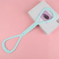 Silicone Figure-8 Yoga Resistance Band for Shoulder Opening and Back Stretching