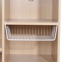 Over-the-Cabinet Door Hanging Storage Basket Organizer for Kitchen and Bedroom