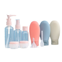 Travel Lotion Dispenser Bottle Set - Squeezable PE Empty Bottles for Shampoo and Cosmetics