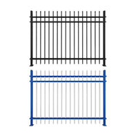 Zinc Steel Fence Panel for Gardens, Schools, and Industrial Sites