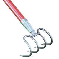 Heavy-Duty All-Steel Rake for Gardening, Construction, and Outdoor Use