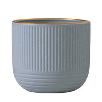 Ceramic Orchid Planter Pot with Tray for Indoor Desktop Plants
