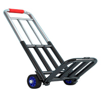Foldable Telescopic Hand Truck with Wheels for Shopping, Luggage, and Moving