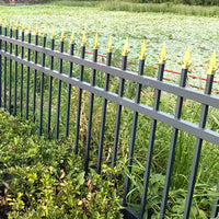 Outdoor Zinc Steel Fence Panel for Garden, Villa, School, and Industrial Perimeter Security