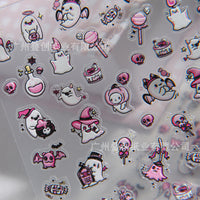 Cyansea Halloween Cute Ghost Bat Nail Art Stickers DIY Decoration