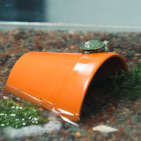 Aquarium Turtle Fish Hiding Cave Reptile Humidifying Shelter Nest Basking Platform Landscaping Decor