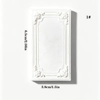 1:12 Dollhouse European Style Wall Panel Miniature Relief Skirting Board Trim