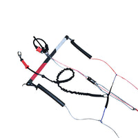 4-Line Kite Surfing Control Bar with Safety Leash for Kitesurfing and Snowkiting