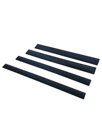 Solid Rubber Threshold Ramp for Doorways and Steps, Outdoor/Indoor Use