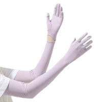 Ice Silk UV Protection Cooling Arm Sleeves for Cycling and Outdoor Activities