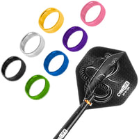 Cyeelife Aluminum Alloy Dart Shaft O-Ring, Dart Tail Protection Ring, Professional Dartboard Accessories