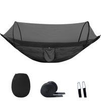 Ultralight Automatic Pop-Up Camping Hammock with Mosquito Net, Outdoor Swing Chair for Backpacking and Travel
