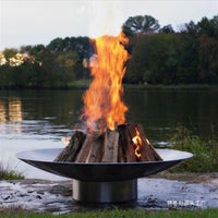 Outdoor Camping Garden Fire Pit Brazier Wood Burning Stove for Patio Backyard Bonfire