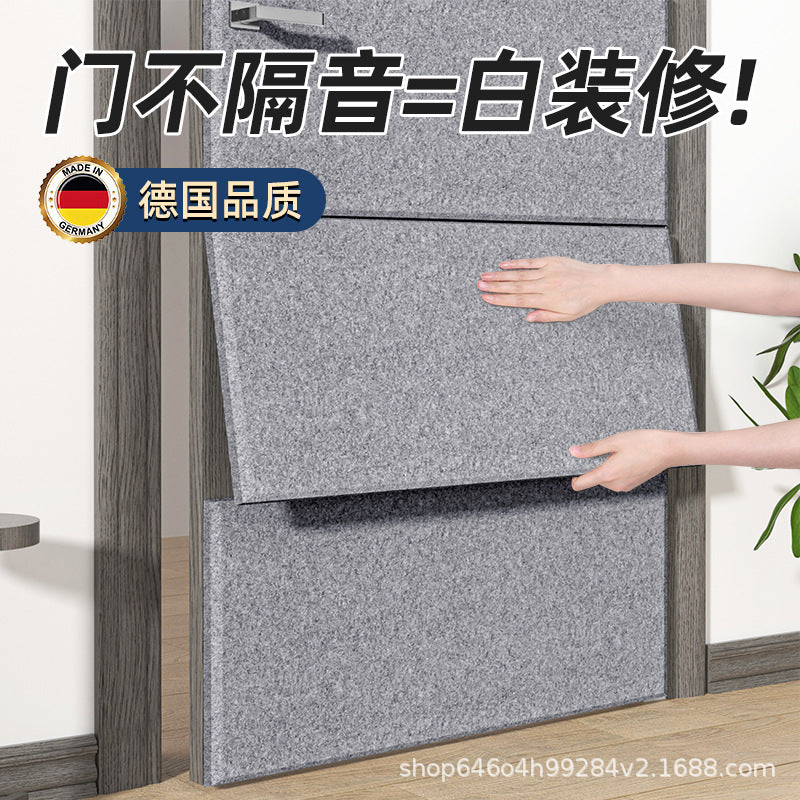 Soundproofing Panels for Walls, Self-Adhesive Acoustic Foam Panels, Noise Reduction Wall Stickers for Home, Bedroom, Door