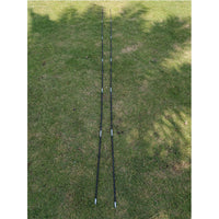 Tent Pole Replacement Kit for Outdoor Camping, Single/Double/3-4 Person Aluminum Alloy Support Rods