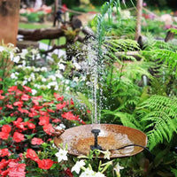 Solar-Powered Fountain Pump Kit with Separate Solar Panel for Outdoor Garden and Indoor Use