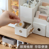 Clear Acrylic Display Storage Box with Drawer for Figures and Small Items