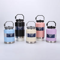 Large Capacity 304 Stainless Steel Double-Layer Vacuum Insulated Water Bottle Portable Outdoor Space Kettle