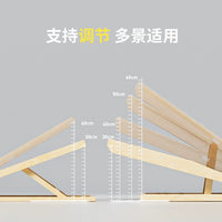 POPO Pet Stairs Ramp for Elderly Dogs and Cats, Foldable Small Dog Ladder for Bedside