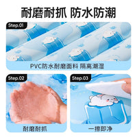 Pet Cooling Mat for Dogs and Cats, Scratch-Resistant Summer Ice Pad, Non-Slip Cooling Bed