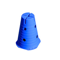 Kids Agility Training Cones Set, Sensory Integration Obstacle Course Barrels with Holes for Sports & Outdoor Play