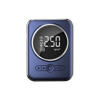 Mini Portable Electric Car Tire Inflator with LED Light, Handheld Wireless Rechargeable Air Pump