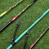 Carbon Fiber Fishing Rod Holder & Landing Net Pole with Rear Mount, Telescopic