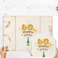 Birthday Theme Surprise Paper Party Greeting Card Gift