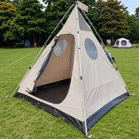 Outdoor Camping Quick-Setup Pyramid Tent for 1-2 People with Tarp Function