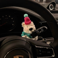 Cute Puppy Car Interior Decor Hanging Ornament for Wiper Turn Signal