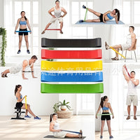 TPE Resistance Loop Bands Set for Yoga, Pilates, and Home Fitness Workouts