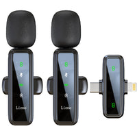 Lieno J81 Wireless Lavalier Microphone for Live Streaming and Recording, Noise Reduction