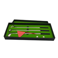 Golf Club Pen Set with Mini Putting Green Gift Box