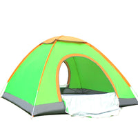 Portable Pop-Up Camping Tent for 3-4 People, Single Layer Automatic Quick Open