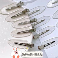 100-Pack No-Crease Alligator Hair Clips for DIY Crafts & Resin Art