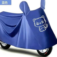 Electric Scooter Cover Waterproof Dustproof Sunscreen Anti-freeze with Mirror Pockets