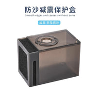 Aquarium Pump Filter Guard with Suction Cups, Acrylic Fish Tank Pump Protector, Anti-Clog Isolation Cover