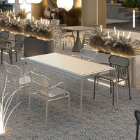 Outdoor Cafe Bistro Table and Chair Set for Patio Garden Balcony