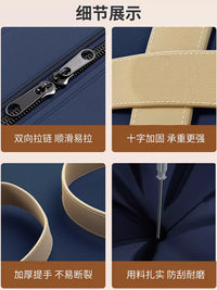Large Capacity Moving Storage Bag for Quilts and Clothes, Thickened Woven Luggage Organizer