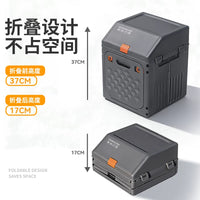 Foldable Large Capacity Car Trunk Organizer Storage Box for Camping and Home Use