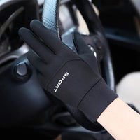 Men's Winter Thermal Waterproof Windproof Touchscreen Gloves for Outdoor Cycling