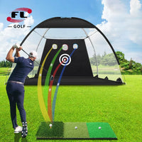 Golf Practice Net Set for Indoor Outdoor Chipping and Driving