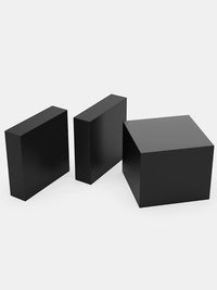 Industrial Rubber Anti-Vibration Pad, Square Shock Absorber, Thickened Buffer Mat, Wear-Resistant Rubber Sheet for Machinery