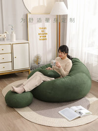 Oversized Washable Bean Bag Chair for Adults and Pets, Reclining Single Sofa with EPP Filling