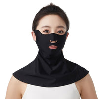 2026 New Ice Silk Half-Face Sun Protection Mask with Neck Cover for Summer Outdoor Activities