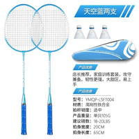 Wholesale Badminton Racket Set with Bag and Nylon Shuttlecocks for Students and Beginners