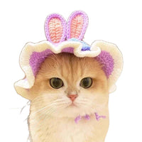 Pet Cat Dog Knitted Hat Headwear Funny Costume Accessory
