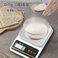Digital Kitchen Scale for Baking and Food, High Precision Electronic Gram Scale