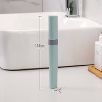 Portable Toothbrush Holder Travel Case with Lid for Outdoor Use
