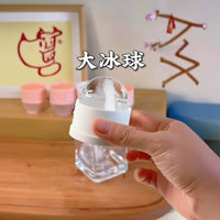 Large Sphere Ice Cube Molds, Food-Grade Silicone for Chilled Drinks